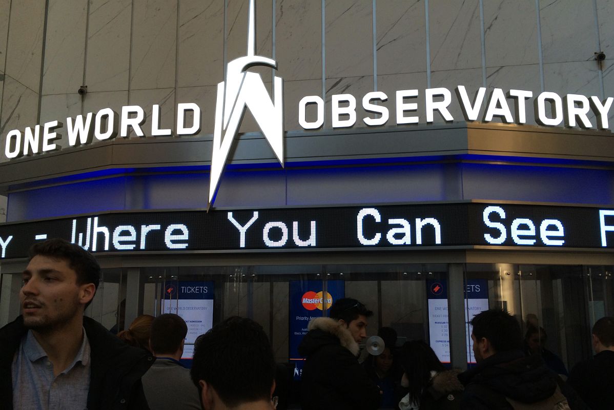 13 One World Trade Center Observatory Ticket Booth Inside
